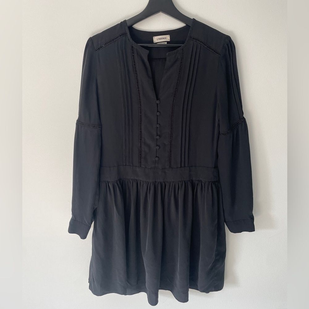 L’AGENCE 100% Silk Boho Dress